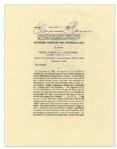Clarence Thomas Signed Decision in the Supreme Court Case of Bush v. Gore -- Signed in Bold Blue Ink -- 13pp., 8 x 10 -- Near Fine