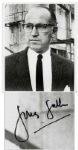 Polio Vaccine Pioneer Jonas Salk 8 x 10 Signed Photo