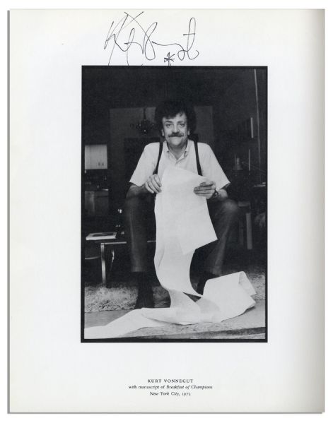 Kurt Vonnegut Signed ''The Writer's Image'' -- Gorgeous Book of Photos of 1960's and 1970's Novelists