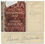 Eleanor Roosevelt Signed First Edition of India and the Awakening East