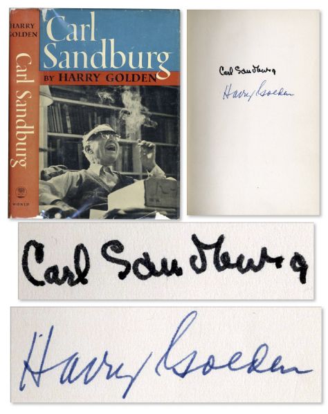 Carl Sandburg Signed First Edition of ''Carl Sandburg''