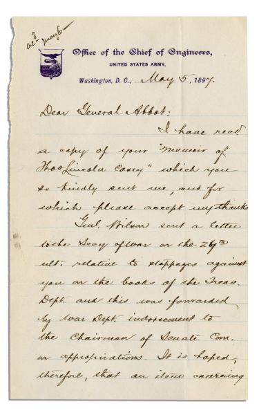 George W. Goethals Autograph Letter Signed -- Goethals Is Widely Admired for His Supervision of the Panama Canal Construction