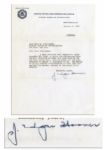 J. Edgar Hoover 1959 Typed Letter Signed -- Marked Personal
