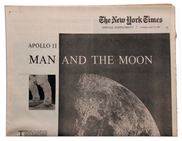 ''The New York Times'' Apollo 11 Moon Landing Special Segment -- 17 July 1969