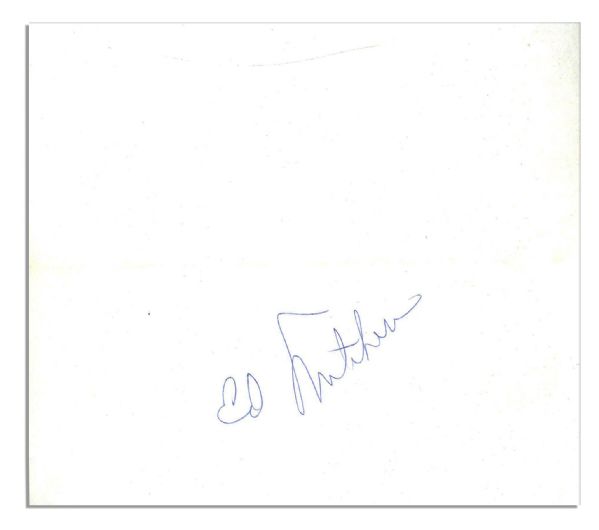 Excellent Collection of 6 NASA Astronaut Signatures on Greeting Cards -- Includes Several of the Mercury 7