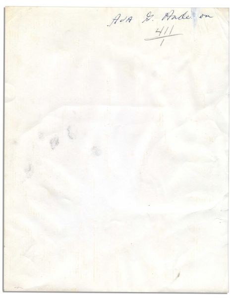 Herbert Hoover Signed 8'' x 10'' Photo