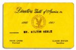 Milton Berles 1960-61 Official Directors Guild of America Membership Card