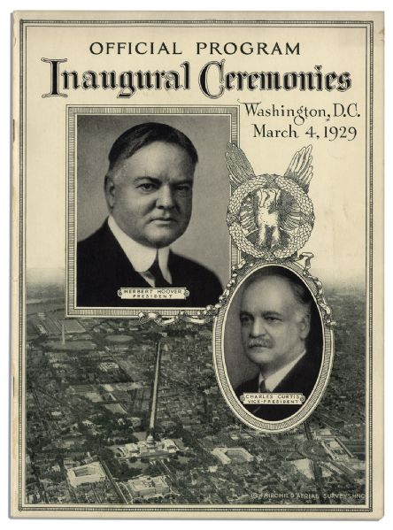 Herbert Hoover Inaugural Program & Invitation