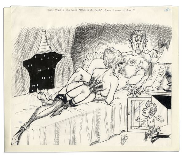 Comic Art by Bill Ward -- Excellent Vintage ''Good Girl'' Art