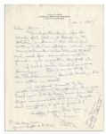 Mary Astor Autograph Letter Signed to Her Agent Gloria Safier -- ''...I had a lovely Christmas -- just being home...''