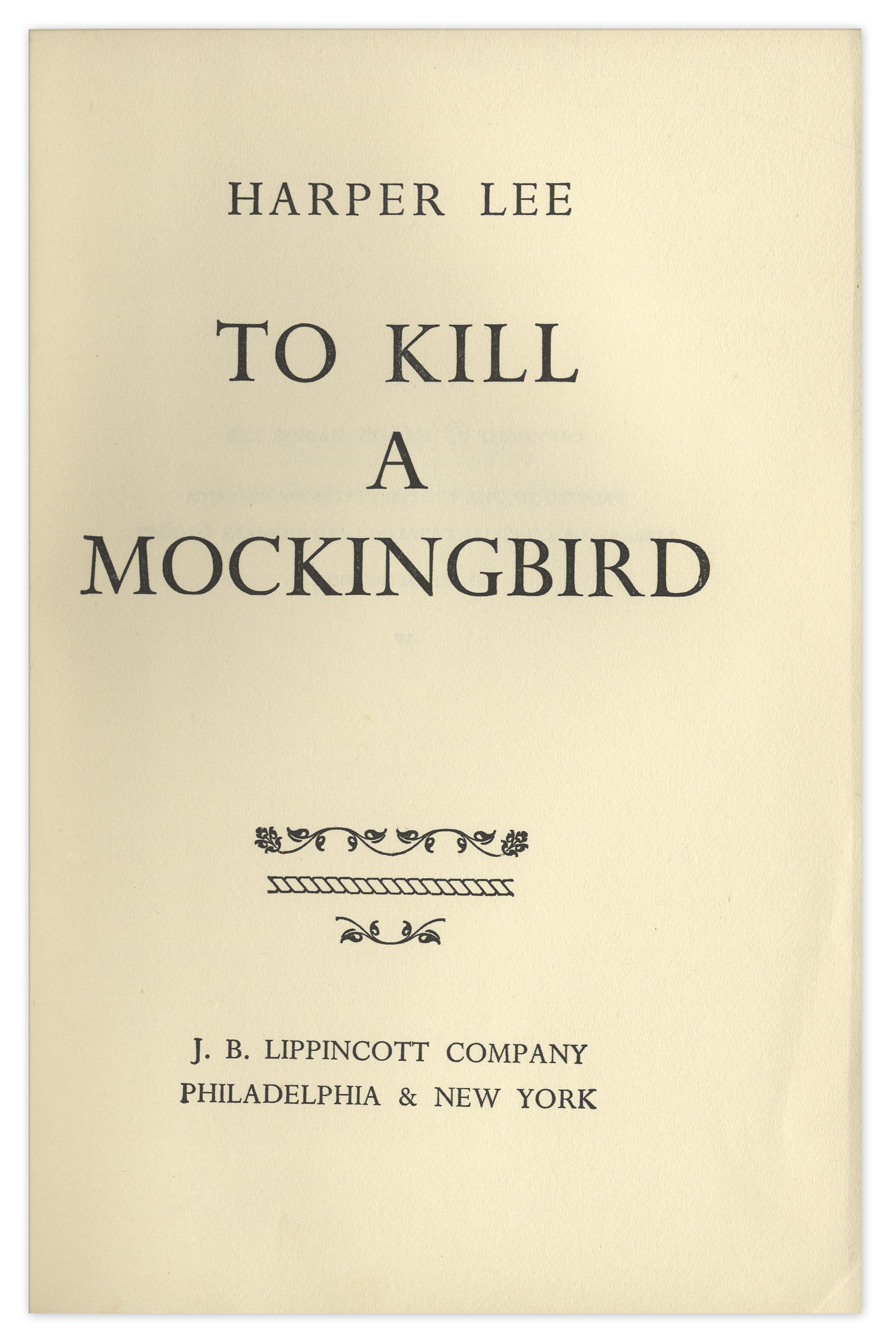 Lot Detail - Harper Lee Signed 1960 First Edition, Eleventh Printing of ...