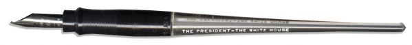 Lyndon Johnson Used Dip Pen -- Used While President in 1964 to Sign Bill Extending The Defense of Education Act
