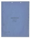 W.C. Fields Signed Contract for ''The Big Broadcast of 1938'' -- Bob Hope's Film Debut -- Lot Also Includes Script Listing Comedy Sequences & Detailed Cost Statement for Film