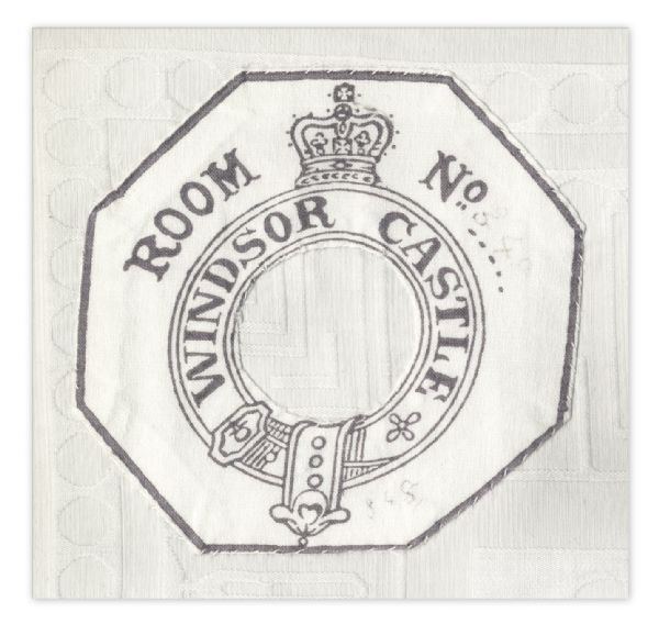 Windsor Castle Bedspread -- From Late Victorian Era