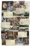 U.S. Army Flag From World War I -- Plus Lot of 25 Postcards From the War
