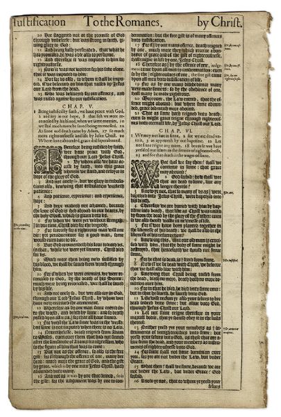 King James Bible Page From 1613