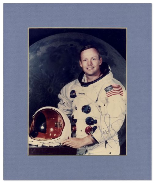 Neil Armstrong Signed 8 x 10 Photo, Uninscribed -- With a COA From JSA