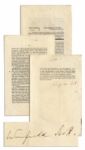 General Winfield Scott Document Signed -- Regarding Soldier Abuse in the Seminole Wars