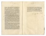General Winfield Scott Document Signed -- Regarding Soldier Abuse in the Seminole Wars