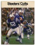 Collection of 10 Baltimore Colts Programs From the 1968 Season