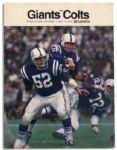 Collection of 10 Baltimore Colts Programs From the 1968 Season