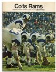 Collection of 10 Baltimore Colts Programs From the 1968 Season