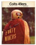 Collection of 10 Baltimore Colts Programs From the 1968 Season