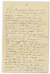 Rene Gagnon Autograph Letter Signed 8-Times -- 2 Months Before Iwo Jima -- ''...I'm sure we won't be back for at least a year and a half...please don't give up hope...''