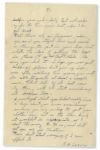 Rene Gagnon Autograph Letter Signed 8-Times -- 2 Months Before Iwo Jima -- ''...I'm sure we won't be back for at least a year and a half...please don't give up hope...''