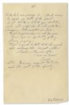 Rene Gagnon Autograph Letter Signed 8-Times -- 2 Months Before Iwo Jima -- ''...I'm sure we won't be back for at least a year and a half...please don't give up hope...''