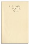 Graham Greene Signed Edition of ''The Quiet American'' -- Dedicated to Actress Helen Hayes' Son