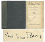 Carl Sandburg Signed First Edition of Abraham Lincoln, The Prairie Years