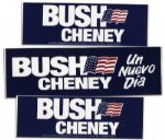 George W. Bush Signed 19'' x 12.5'' Presidential Campaign Poster