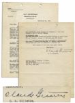 1942 Letter Detailing the Torpedo Damage on the U.S.S. California During the Attack on Pearl Harbor