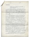 Fascinating & Confidential Navy Letter Documenting First-Hand Account on the USS California at Pearl Harbor -- ''...several men were hit by 27 caliber machine gun bullets...''