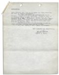 Fascinating & Confidential Navy Letter Documenting First-Hand Account on the USS California at Pearl Harbor -- ''...several men were hit by 27 caliber machine gun bullets...''
