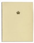 Royal Christmas Card Signed by The Queen Mother in 1959