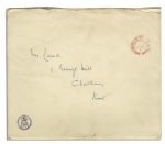 Royal Christmas Card Signed by The Queen Mother in 1959