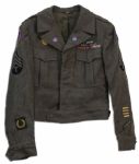 Unique Collection of World War II Items Including a Full Uniform Worn by a Corporal in the 3rd Army -- Lot Includes Badges, Pins & a Personal Photo Owned by the Soldier