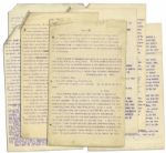 Drafted Chapter of A True History of the Assassination of Abraham Lincoln and of the Conspiracy of 1865 -- By Louis Weichmann, Prosecution Witness at the Lincoln Assassination Trial