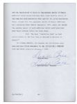 Lucille Ball's Pension Plan & Trust Twice-Signed