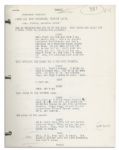 Bill Cosby Original Television Scripts From His Appearances on ''Captain Kangaroo'' -- With Handwritten Production Notes