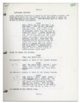 Bill Cosby Original Television Scripts From His Appearances on ''Captain Kangaroo'' -- With Handwritten Production Notes