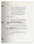 Bill Cosby Original Television Scripts From His Appearances on ''Captain Kangaroo'' -- With Handwritten Production Notes