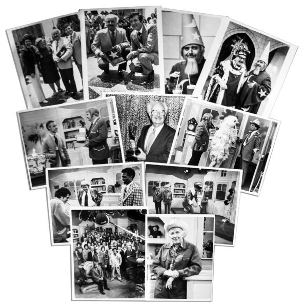 Glossy Production Photographs From the Set of ''Captain Kangaroo'' -- From the Bob Keeshan Estate