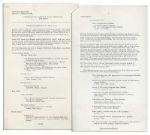 Press Release Pertaining to Jackie Kennedys Famous Renovation of the White House -- ...Outstanding pieces from the fabulous vermeil collection...
