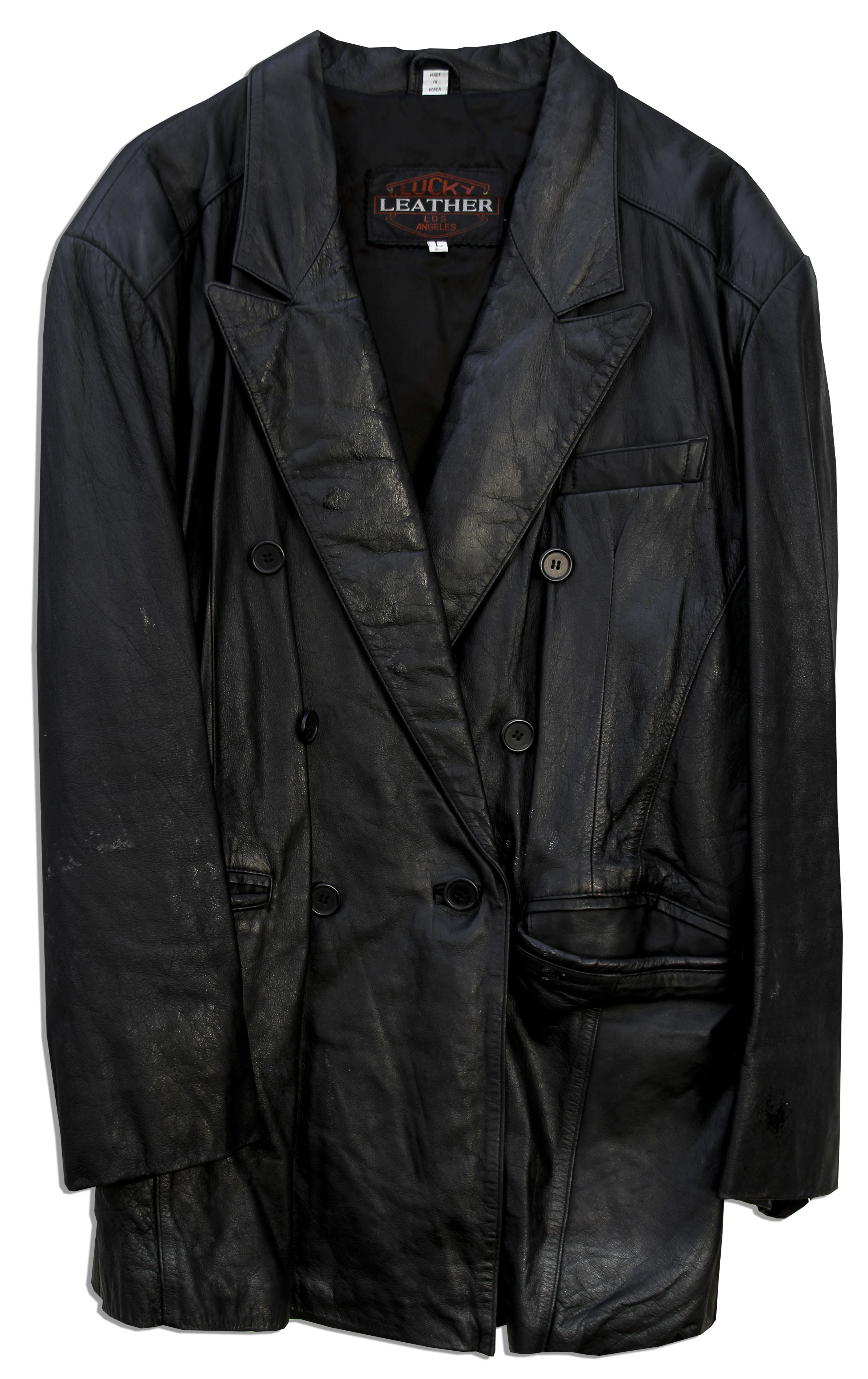Lot Detail - Chow Yun-Fat Leather Jacket From ''The Replacement Killers''