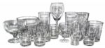 Lot of Glassware Owned by Greta Garbo -- Collection of 18 Items