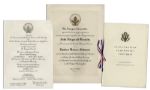 John F. Kennedy Inauguration Lot -- Invitation & Program for the Inauguration Itself, Plus an Invitation to the Inaugural Concert