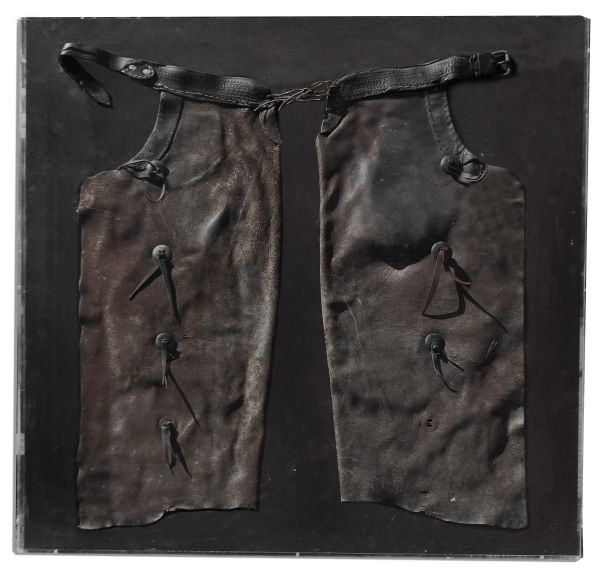 John Wayne ''Red River'' Chaps -- Gifted Later by Wayne to Joel McCrea, Who Wore Them in ''Four Faces West''